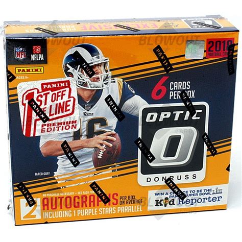 Panini optic football - 2021 Panini NFL Donruss Optic Football 6-Pack Blaster Box (Purple Shock Parallels!) Each Box Contains Three Exclusive Rated Rookie Purple Shock Parallels! 